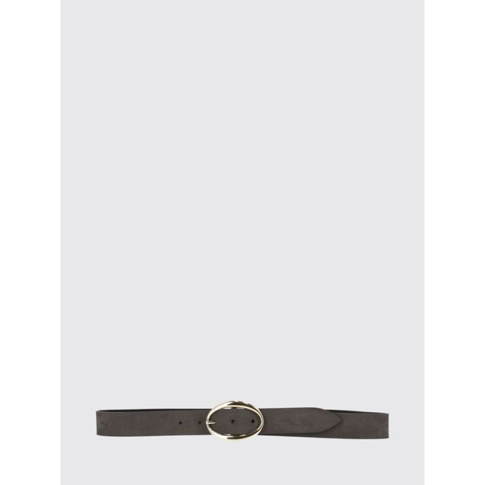 Orciani Women Orciani Adjustable Nubuck Leather Belt With Pin Buckle